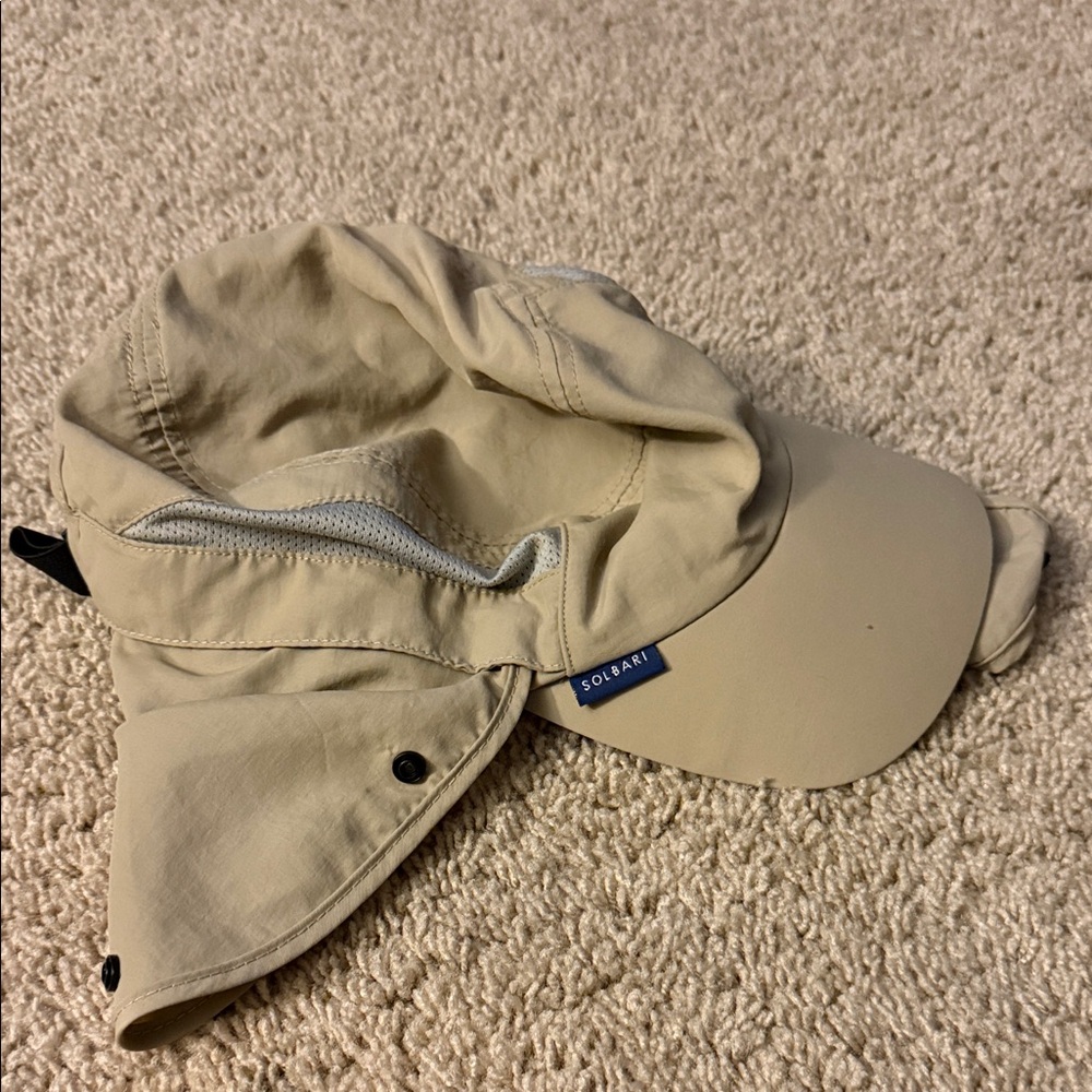 Solbari Beige Sun Hat